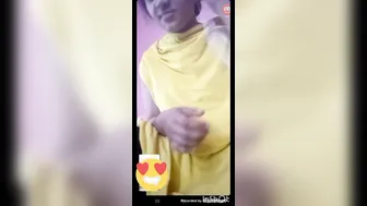 Busty Bengali Babe Showing Long Nipples Topless Homemade Clip
