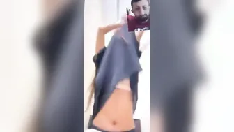 She Strips On Video Call Showing Her Perfect Boobs To Her Man