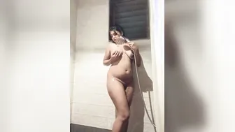 Sexy Indian Model Getting Wet And Naked In Her Private Shower