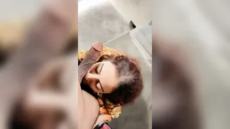 My GF Worshipping Big Black Cock In This Leaked Mms Clip