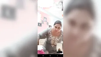 Bhabhi Flashing Big Tits On Video Call Teasing Her Lover