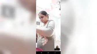Bhabhi Flashing Big Tits On Video Call Teasing Her Lover