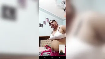 Bhabhi Flashing Big Tits On Video Call Teasing Her Lover