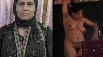 Mature Bhabhi Stripping Naked Teasing On Camera For Her Man