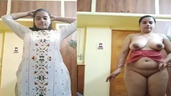 Busty South Indian Babe Stripping Down For Hardcore Homemade Sex