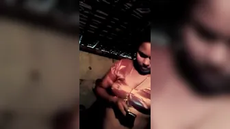 South Indian Slut Teasing With Her Big Tits Before Wild Fucking