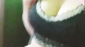 Desi Girl From The Neighborhood Flaunting Her Milky Huge Boobs