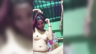 Boyfriend Sucking His GF Small Perky Tits On Hidden Cam