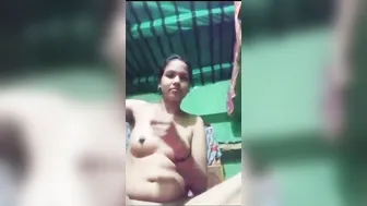 Boyfriend Sucking His GF Small Perky Tits On Hidden Cam