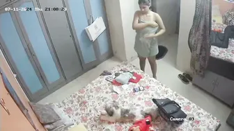 Busty Bhabhi Dripping Wet Showing Everything After Bathroom Session