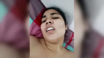 Chubby GF Moaning Loud Getting Fucked Hard In Bedroom