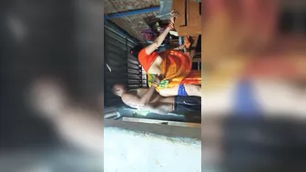 Bhabhi Moaning Loud Getting Fucked Standing In Her Saree