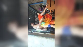 Bhabhi Moaning Loud Getting Fucked Standing In Her Saree