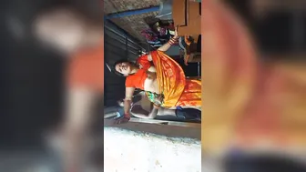 Bhabhi Moaning Loud Getting Fucked Standing In Her Saree