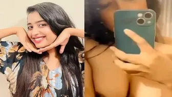 Beautiful Babe Making Nude Video For Her Lover In Bedroom