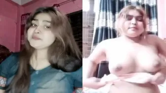 Tiktok Girl Flashing Her Boobs Then Fingering Herself On Video