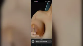 Bangladeshi College GF Showing Her Big Topless Boobs