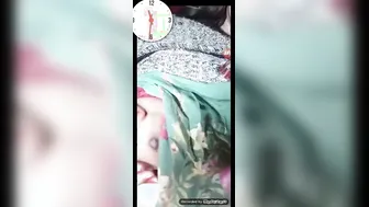 Video Call Sex With Busty GF Showing Her Boobs Closeup