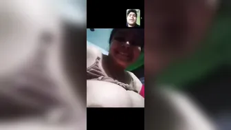 Mature Bhabhi Exposing Her Big Milky Breasts On Video Call