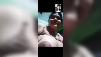 Mature Bhabhi Exposing Her Big Milky Breasts On Video Call