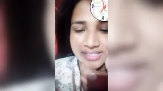 GF Stripping Naked During Late Night Video Chat Session