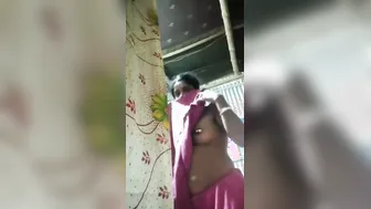 Cheating Aunty Stripping Down During Naughty Video Call Session