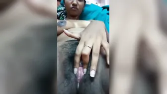 Local Girl Revealing Her Dark Nipples In Selfie Recording Alone