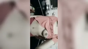 Beautiful GF Teasing Showing Off Her Perky Tits On Cam