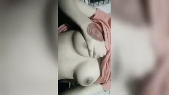 Beautiful GF Teasing Showing Off Her Perky Tits On Cam