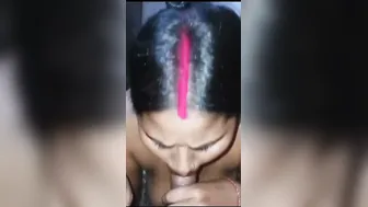 Village Married Wife Giving Her First Blowjob Caught On Camera