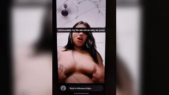 Horny GF Pressing Her Boobs Hard For Nude Photo Set