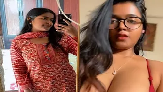 Desi Girl Showing Her Nipples Slipping Out During Roleplay