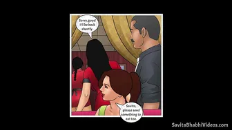 Restaurant Babe Flirting Naughty At The Grand Opening Party