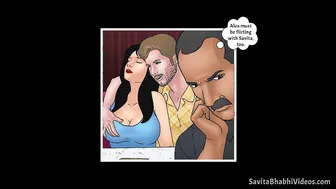 Restaurant Babe Flirting Naughty At The Grand Opening Party