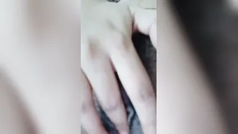 Village GF In Hijab Fingering Her Hairy Pussy For Lover