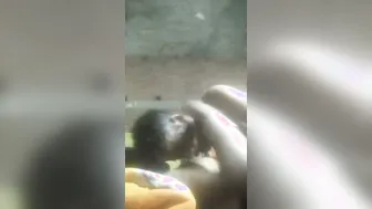 Aunty Letting Husband Suck Her Huge Boobs Before Wild Sex