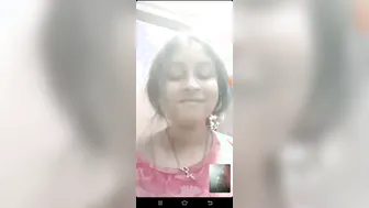 Bengali Girl Showing Off Her Natural Boobs On Naughty Video Call