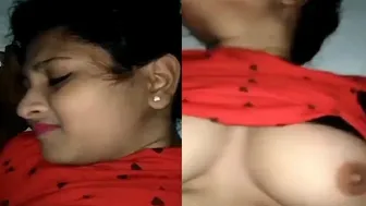 Indian GF Moaning Loud Getting Fucked And Boobs Pressed
