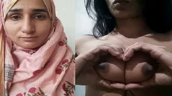 Desi GF Flashing Her Perky Tits On Camera For Bf