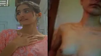 College GF Showing Off Her Tits For The First Time