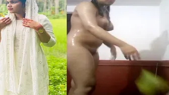 GF Soaping Up Her Curves During Shower Time At Home