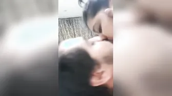 Sucking And Pressing My GF Juicy Boobs Till She Moans