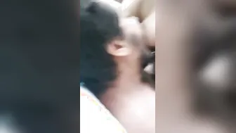 Sucking And Pressing My GF Juicy Boobs Till She Moans