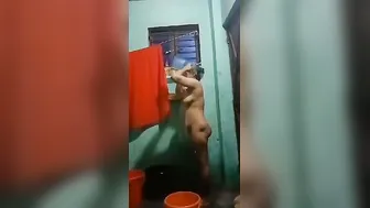 Naughty Wife Caught Bathing Naked By Her Perverted Husband