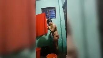 Naughty Wife Caught Bathing Naked By Her Perverted Husband