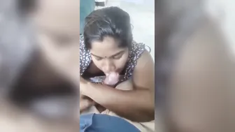South Indian GF Tasting His Dick In Homemade Sex Tape