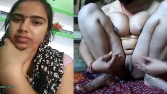 Masked GF Spreading Pussy Wide Open For Secret Lover