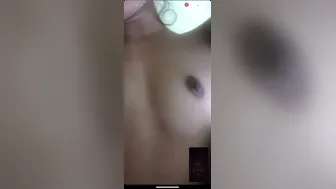 Covered Babe Stripping Down On Video Call Getting Really Wild