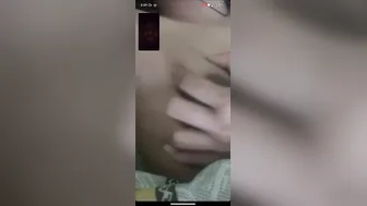 Covered Babe Stripping Down On Video Call Getting Really Wild