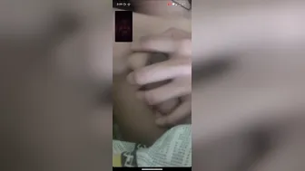 Covered Babe Stripping Down On Video Call Getting Really Wild